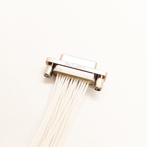 MIL-DTL-83513 Series J30J-25TJL 25 Pin Male Plug Micro Rectangular Electrical Connector