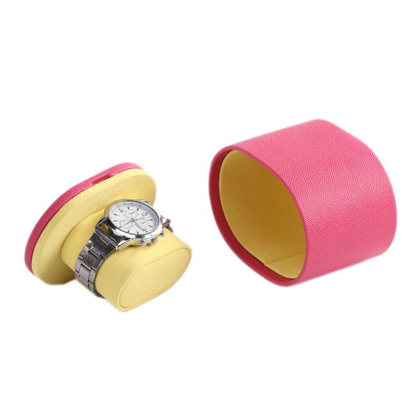 Modern Protective Leather Watch Boxes Customized Logo PU Leather Travel Storage Box