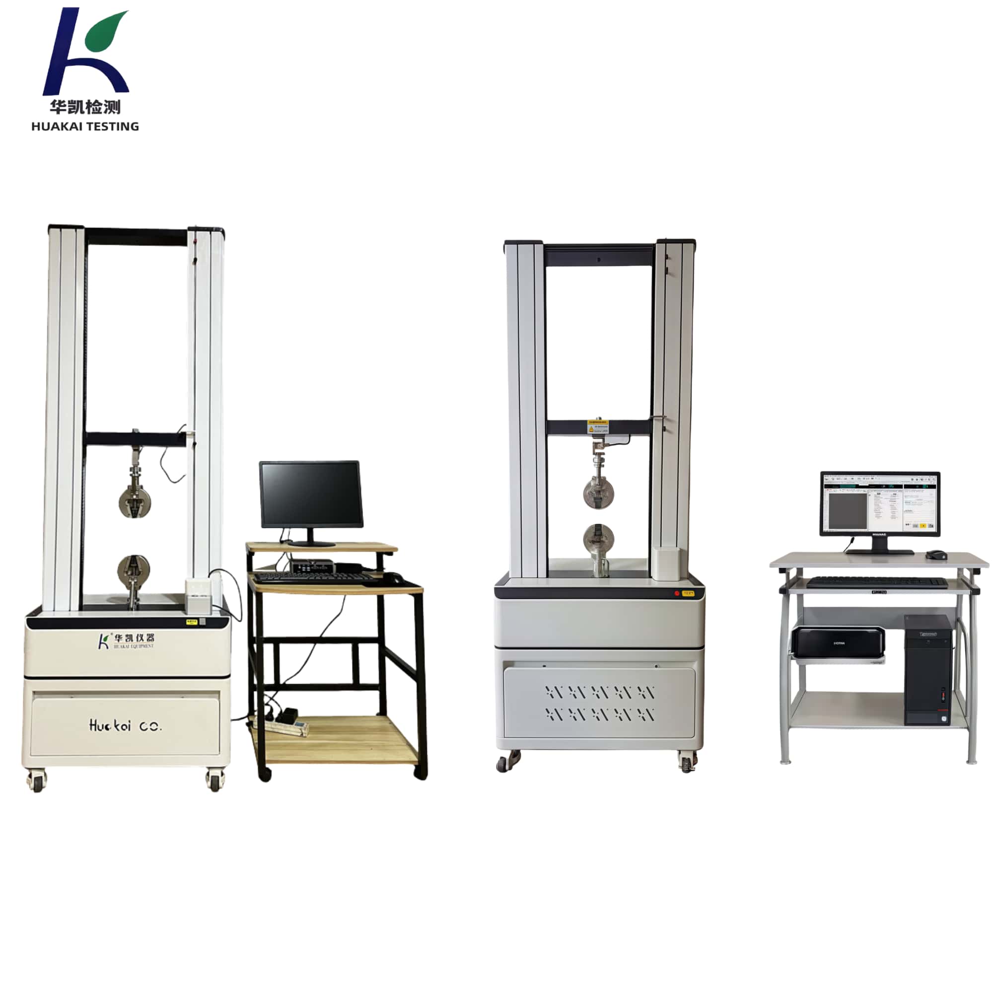 Automatic Double Column Tensile Tester 2000kg Capacity Universal Material Testing Machine for Plastic Rubber Industry QC