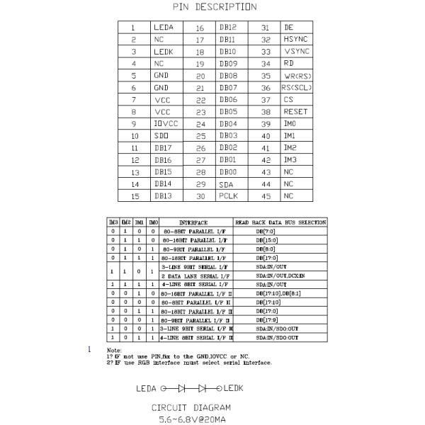 Small TFT Module Round Lcd Display 1.3 Inch 240x240 Dots SPI