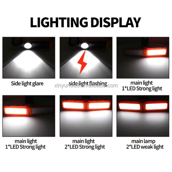 Multi Functional Searchlight Outdoor Solar Power Bank Strong Light Flashlight LED Handheld Light Wholesale Camping