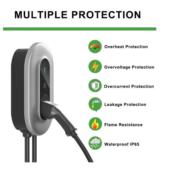Pole Mount Type 2 EVSE CCS Home Charger EN61851 Standard