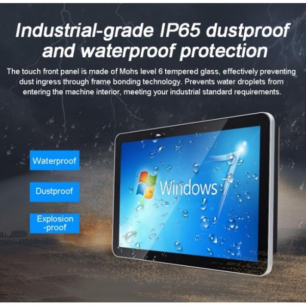 12.1 inch Industrial Embedded Touch Panel Waterproof Ip65 Fanless All in One Panel Pc for Automation 