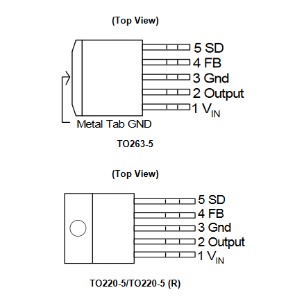 AP1501A-12K5G-13 PWM 150KHz 5A Switching Voltage Regulators