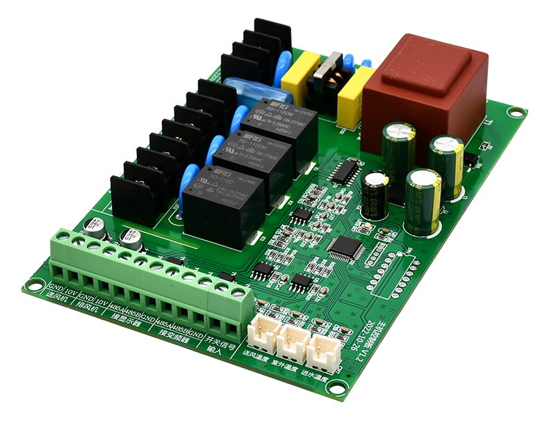 AC220V Input 0-10V Outputs EC Fan Control Board With RS485 Fresh Air Controller Board