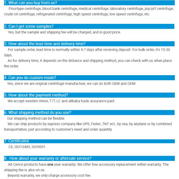 Cence L420-A Low Speed Centrifuge 4200rpm 2760xg 12x20ml