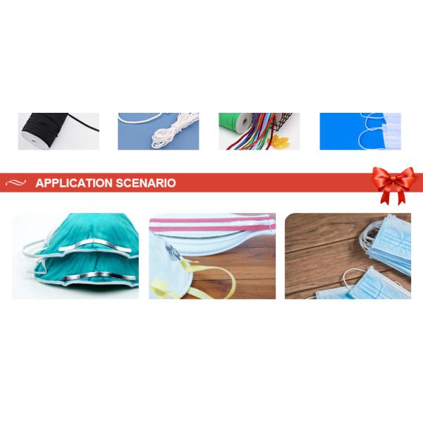 black and white stretchy band tape for garment accessories elastic band tightness cords