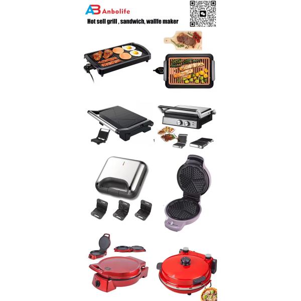 2 Slice 850W Mini Waffle Maker Machine Multi Shape
