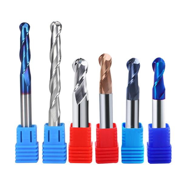 YingBa CNC Router Bits Customized Tungsten 2 Flute Endmill With Coating Solid Carbide End Mill CNC Bit for Wood Working