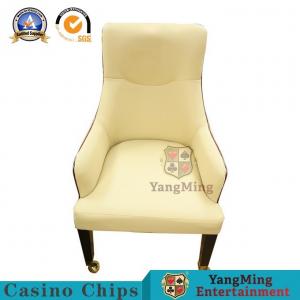 Wholesale 106cm Height Solid Wood Dining Chair With Pulley Oak Backrest from china suppliers