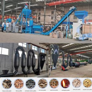 China Biomass Wood Chips Pellet Line Eucalyptus Pine Birch Complete Pellet Production Line on sale