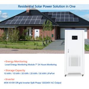 6kw Solar Power Station Power Inverter with LiFePO4 Battery