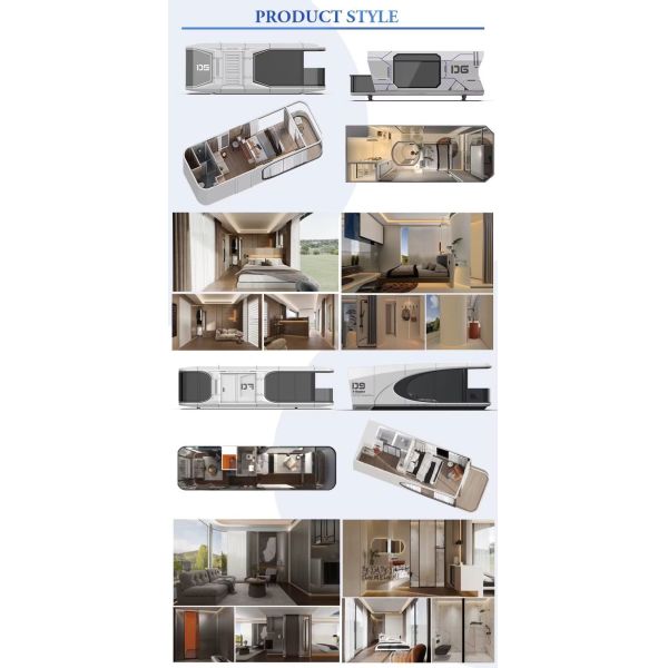 Durable Outdoor Space Capsule Customized Space Capsule Home Prefabricated
