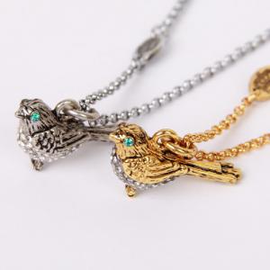 Wholesale Fashion brand jewelry Juicy Couture necklace parrot pendant necklace jewellery wholesale from china suppliers