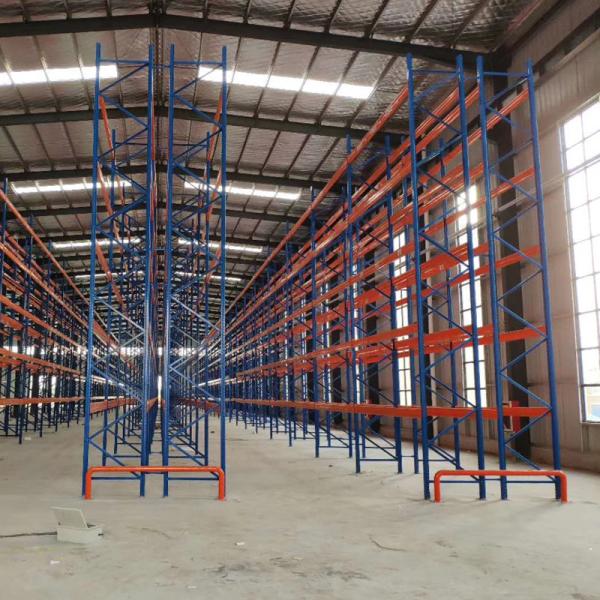 Combination Structure Industrial Racks For Warehouse Orange Blue Grey Green Color