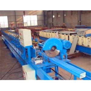 5.5mm PPGI Color Steel Downspout Gutter Roll Forming Machine