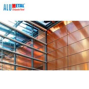China Aluminum Metal Composite Panel 1000mm Anodized Fireproof Copper on sale