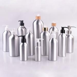 China Silver Blue Aluminum Cosmetic Bottles Trigger Spray 0.6mm Thick ISO9001 on sale