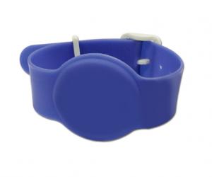 China MIFARE RFID Smart Silicone Bracelets Waterproof Tags For Access Control on sale