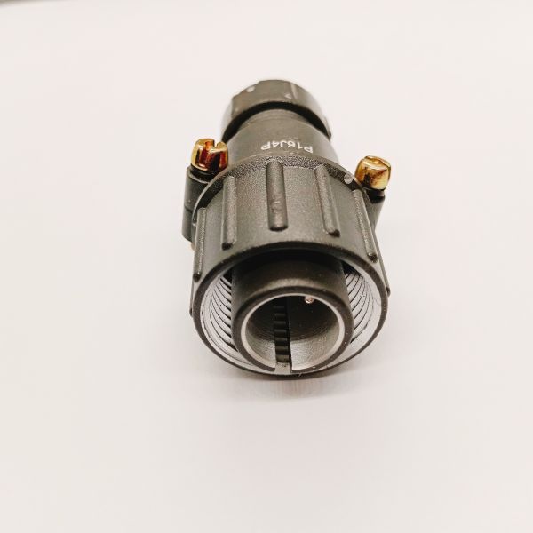 P Type Circular Aviation Connector 4 Pin Male with Aluminum Alloy Shell and 1500V Withstand Voltage