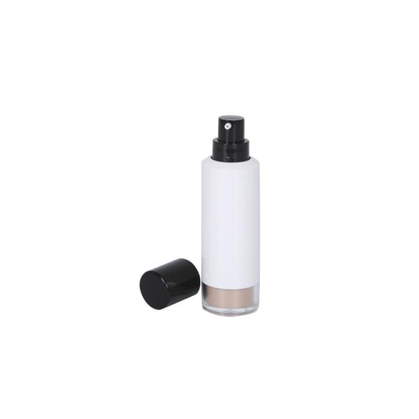 30ml Acrylic Bottle PP Cap / Pump Round shape Foundation Bottle Skin Care Packaging UKE23