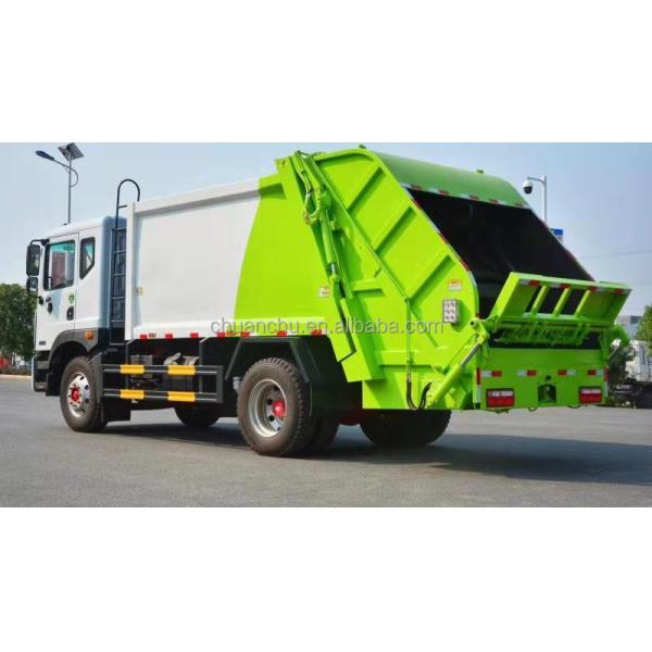 Manual Transmission 10cbm Waste Collection Garbage Compactor Truck for Garbage Can Cleaning and Compression at Affordable