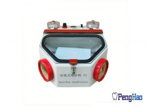 China Powerful Dental Lab Equipment / Twin - Pen Sandblaster For Porcelain Crowns Polishing on sale