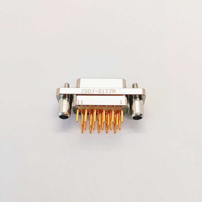 J30J Micro-D Connector with Aluminum Alloy Shell 9 Gold-Plated Pins GJB2446 & M83513 Compliant