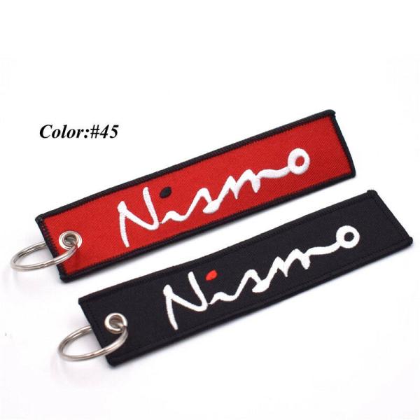 Custom Embroidery Logo Patch 130x30MM Twill Fabric Skin Friendly