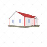 China Heya-3B02-A China 3 room sandwich panel house prefabricated prefinished volumetric construction for sale