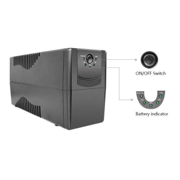 50Hz 60Hz UPS Battery Backup Lithium Ion LED Display 220VAC