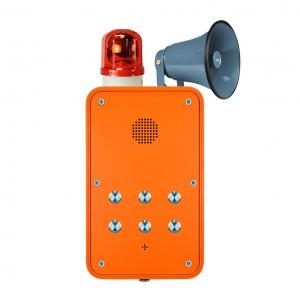 China Weatherproof Hands Free Telephone with Flashing Beacon and Metal Loudspeaker on sale