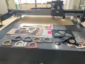 Wholesale Asbestos Compressed Fiber Interface non-asbestos Rubber Sheet Rubberised Cork  Gasket Cutting Machine from china suppliers