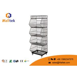 Wholesale Multilayer Stackable Wire Baskets Unique Stackable Wire Storage Bins from china suppliers