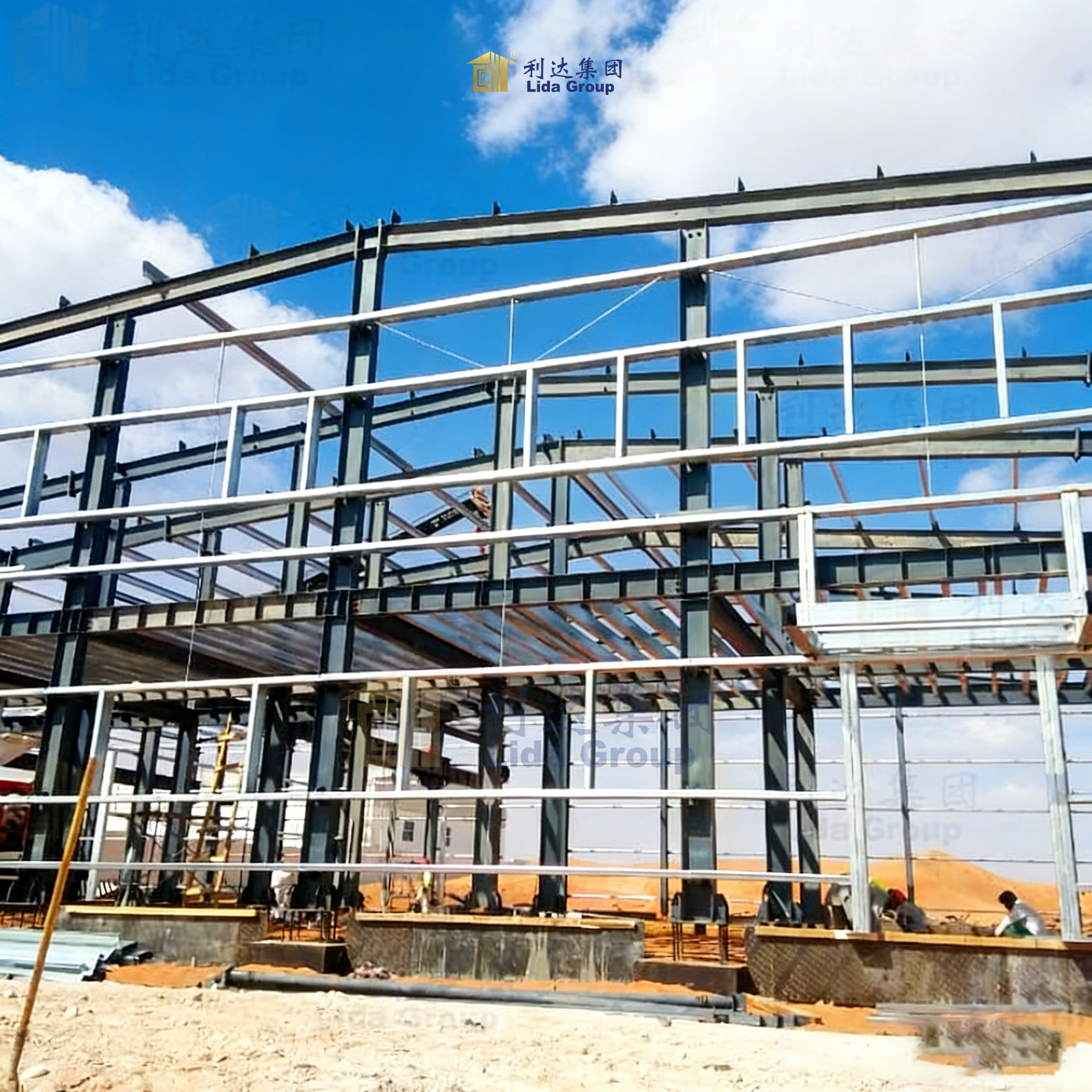 Industrial Light Steel Structure 12m Corrosion Resistant Movable Prefab Homes
