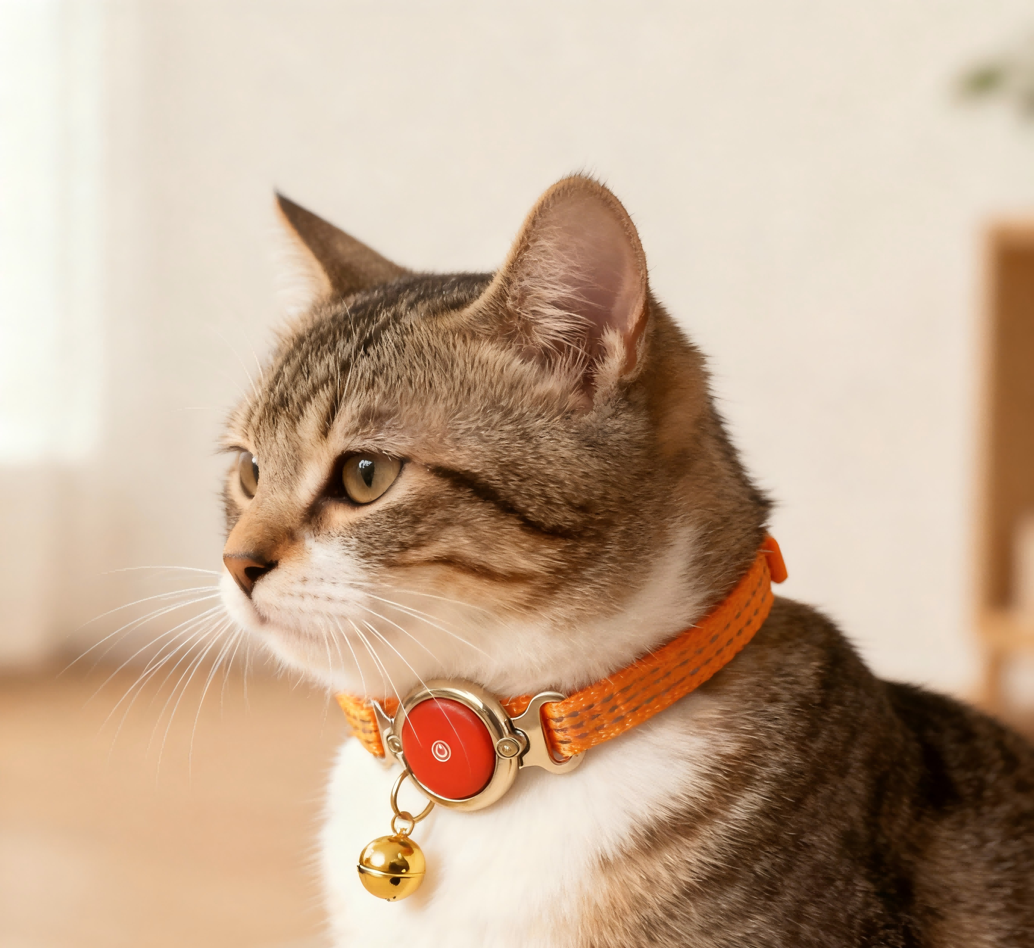 Comfortable Rechargeable Eco-Friendly Waterproof GPS Wireless Dog Collar Electronic Fence Training Nylon Plastic Orange Fashion