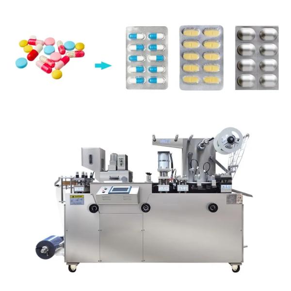 Health production Capsule Tablet Blister Packing Machine High Efficiency Automatic 220V