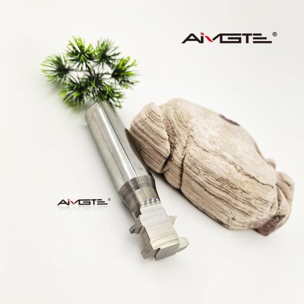 20mm Customized T Slot Forming Cutter Reduced Shank Carbide End Mills