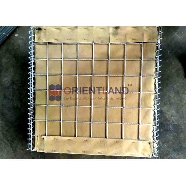 5mm Sand Filled Defensive Hesco Barrier Retaining Wall Strong Structures