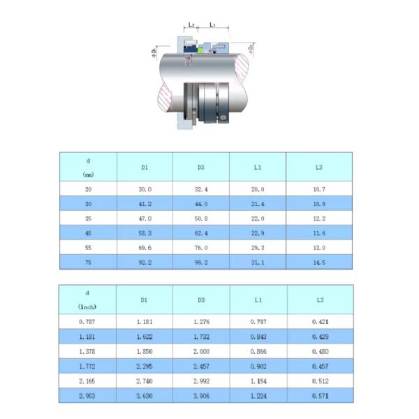Mechanical Seal W03SU-20mm Suit for AL SRU NMOG PUMP Replacement AES W03SU Seals