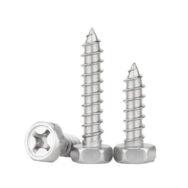 Zinc Plated Self Tapping Screws Grade 8.8 Cross Recessed Flat Head Screw