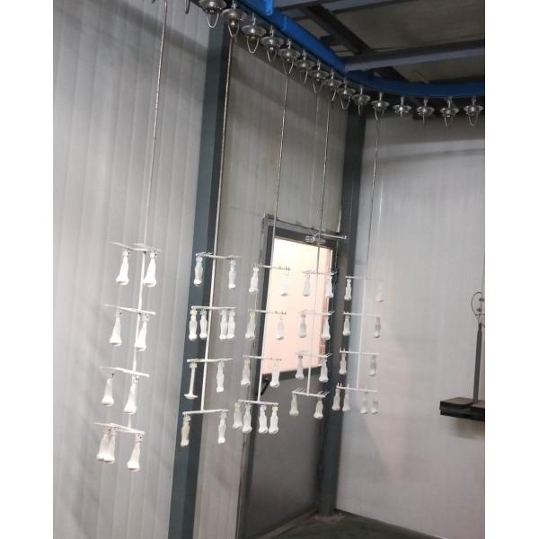 Customized Automatic Glass Lubricant Spraying Painting Line with Conveyor System