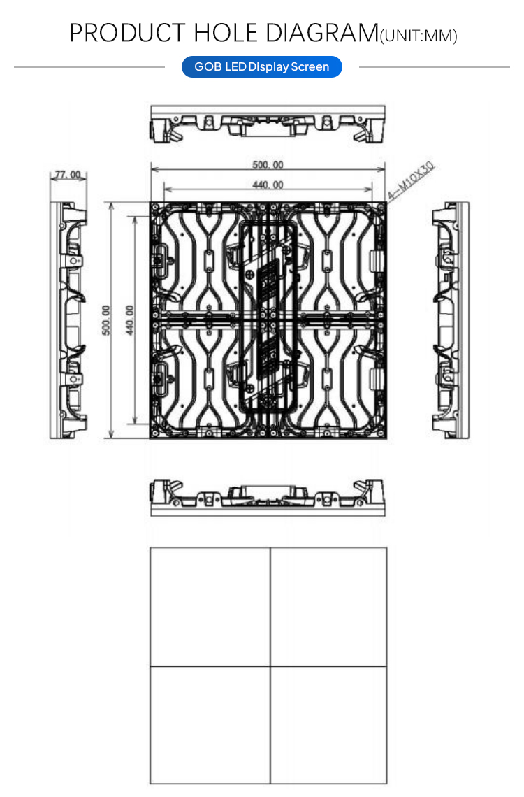 Good Quality Customized Advertising Rental LED Display Screen Indoor Display Panel Rental LED Screen