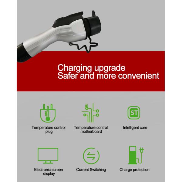 Dustproof 380VAC 7KW AC Home Charging Stations RFID LED Interface