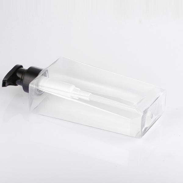Recycled 300ML 500ML Clear Normal Regular Plastic Shampoo And Conditioner Body Pump Bottle