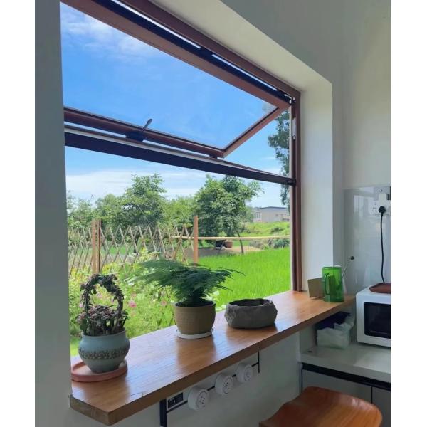 Server Room Heat Rejection Folding Windows - Active Cooling Fins