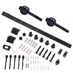 6.6' T-Shaped Heavy Duty Barn Door Rollers And Tracks Hanging Rail Exterior