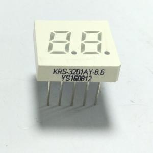 Wholesale Yellow Color 2 Digit Seven Segment Display Numbers FND 0.3inch Indoor from china suppliers