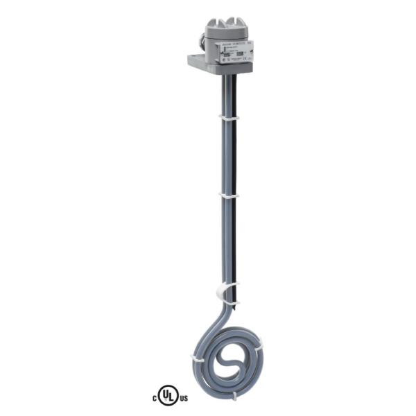 HXF Series Single Tube PTFE Immersion Heater - Low-Profile