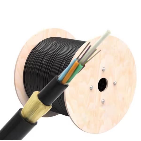 Single / Double Jacket ADSS Fiber Optic Cable 200m 144 Core G652D Outdoor